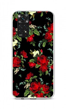 Zadní silikonový kryt na Xiaomi Redmi Note 11 Květy růží