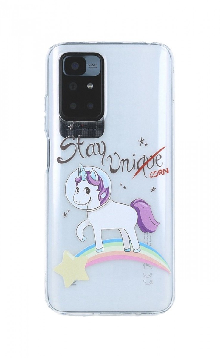 Levně Kryt TopQ Xiaomi Redmi 10 silikon Stay Unicorn 71806 (pouzdro neboli obal na mobil Xiaomi Redmi 10)