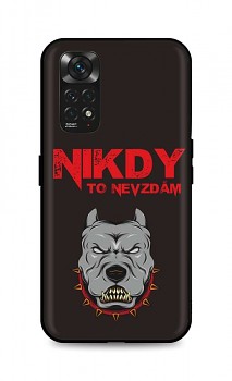 Zadní silikonový kryt DARK na Xiaomi Redmi Note 11 Nikdy to nevzdám