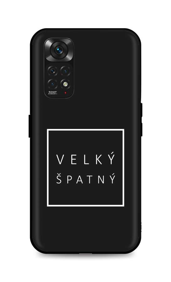 Levně Kryt TopQ Xiaomi Redmi Note 11 silikon Velký špatný 71820 (pouzdro neboli obal na mobil Xiaomi Redmi Note 11)
