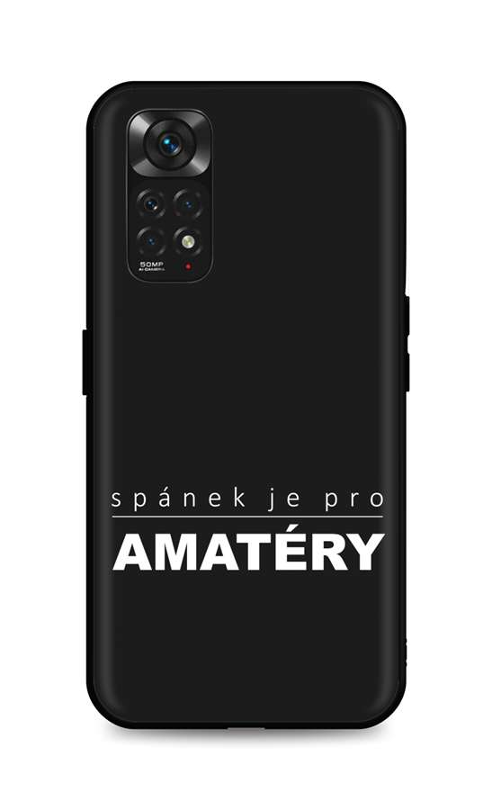 Levně Kryt TopQ Xiaomi Redmi Note 11 silikon Bez spánku 71832 (pouzdro neboli obal na mobil Xiaomi Redmi Note 11)