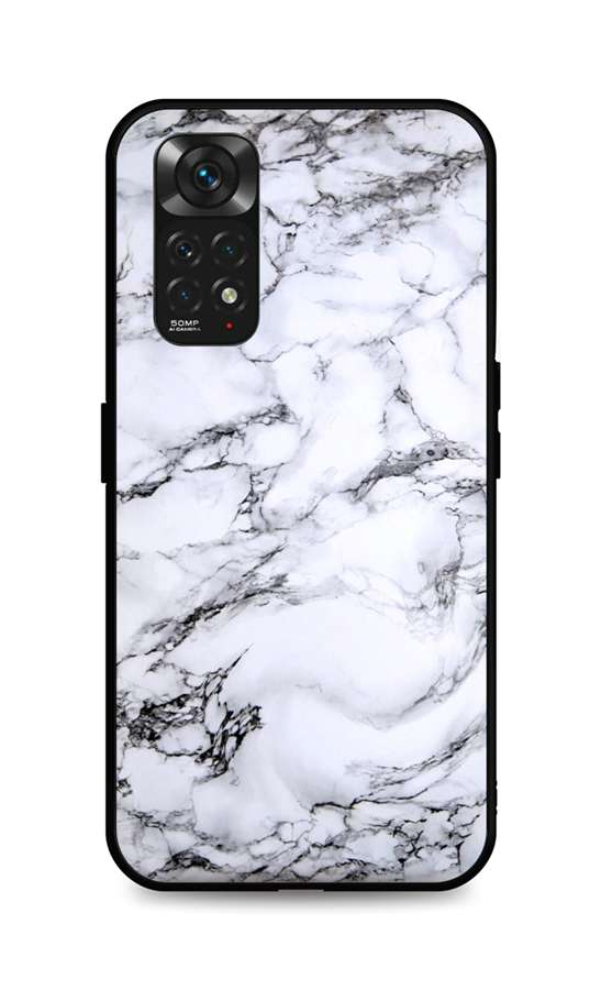Levně Kryt TopQ LUXURY Xiaomi Redmi Note 11 pevný Marble White 71846 (pouzdro neboli obal na mobil Xiaomi Redmi Note 11)