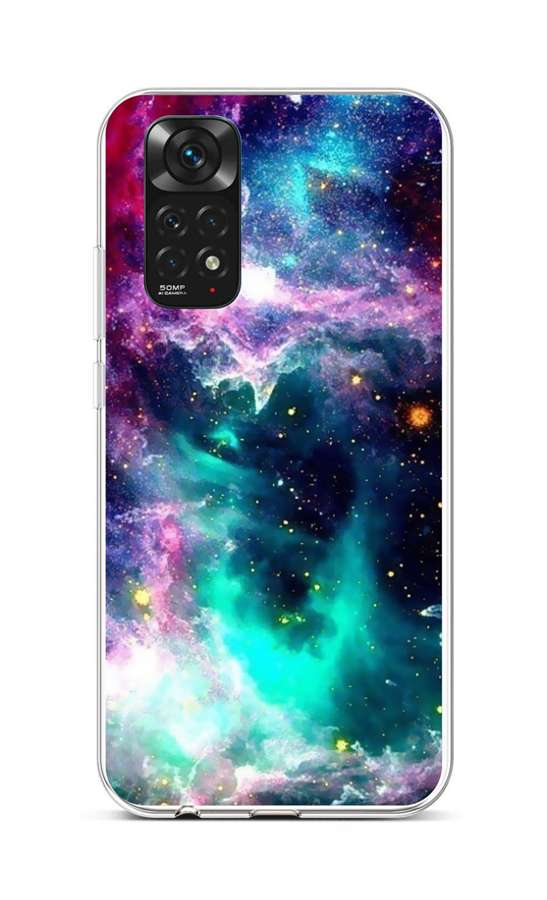 Zadní silikonový kryt na Xiaomi Redmi Note 11 Vesmír