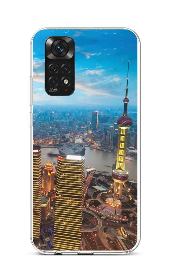 Levně Kryt TopQ Xiaomi Redmi Note 11 silikon City 71859 (pouzdro neboli obal na mobil Xiaomi Redmi Note 11)