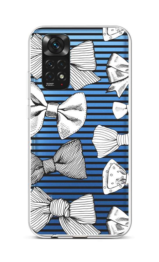 Levně Kryt TopQ Xiaomi Redmi Note 11 silikon Mašličky 71896 (pouzdro neboli obal na mobil Xiaomi Redmi Note 11)