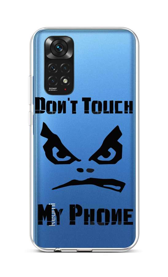 Levně Kryt TopQ Xiaomi Redmi Note 11 silikon Don't Touch průhledný 71903 (pouzdro neboli obal na mobil Xiaomi Redmi Note 11)