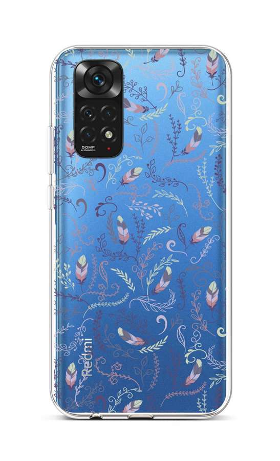 Zadní silikonový kryt na Xiaomi Redmi Note 11 Peříčka 2