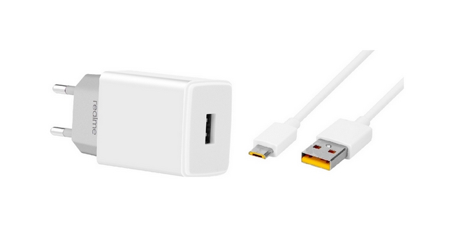 Originální nabíječka Realme OP52JAEH včetně microUSB datového kabelu DL122 bílá 2A 10W