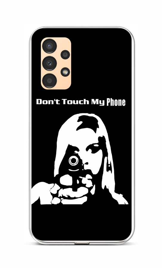 Zadní silikonový kryt na Samsung A13 Don't Touch Gun