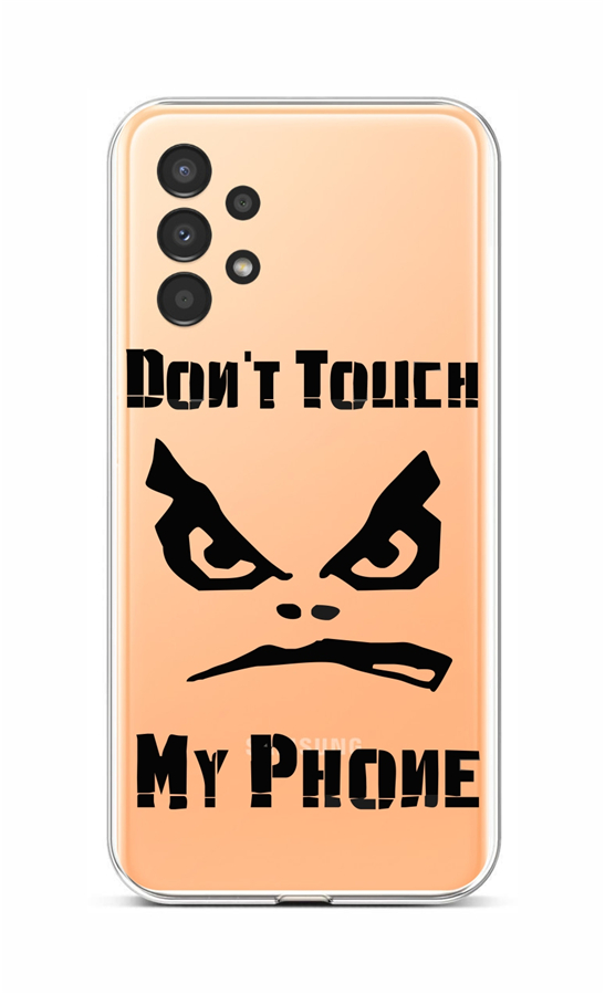 Zadní silikonový kryt na Samsung A13 Don´t Touch průhledný
