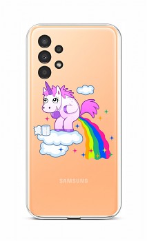 Zadní silikonový kryt na Samsung A13 Rainbow Disaster