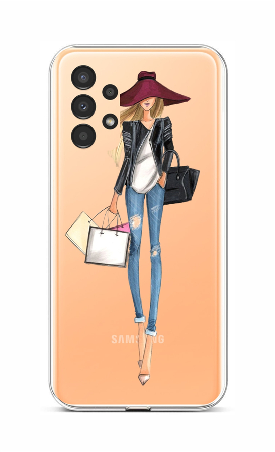 Levně Kryt TopQ Samsung A13 silikon Lady 2 72147 (pouzdro neboli obal na mobil Samsung A13)