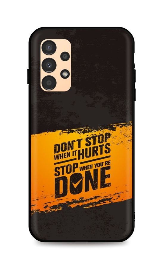 Levně Kryt TopQ Samsung A13 silikon Don´t Stop 72174 (pouzdro neboli obal na mobil Samsung A13)