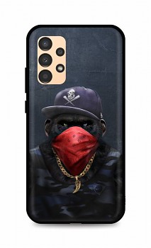 Zadní silikonový kryt DARK na Samsung A13 Monkey Gangster