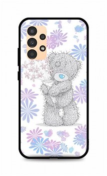 Zadní silikonový kryt DARK na Samsung A13 Floral Teddy 