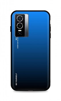 Zadní pevný kryt LUXURY na Vivo Y76 5G duhový modrý