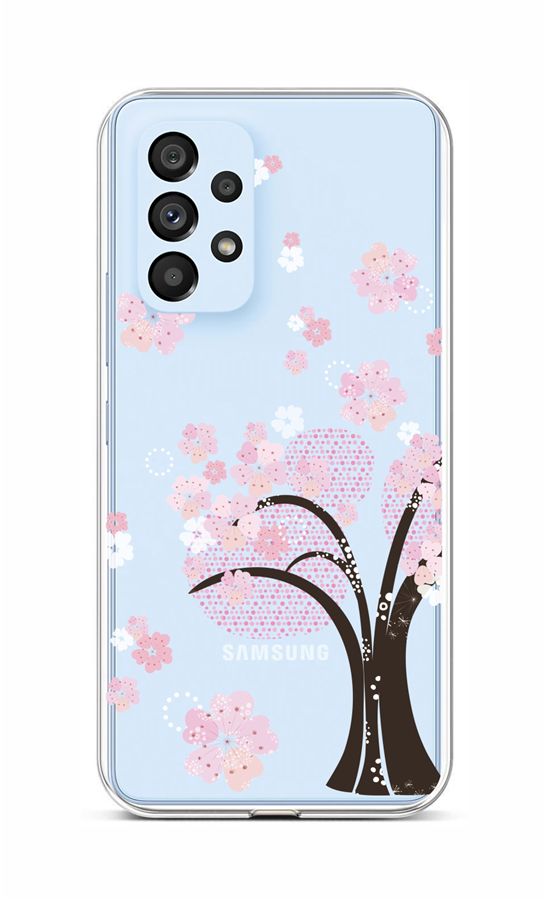 Zadní silikonový kryt na Samsung A53 5G Cherry Tree