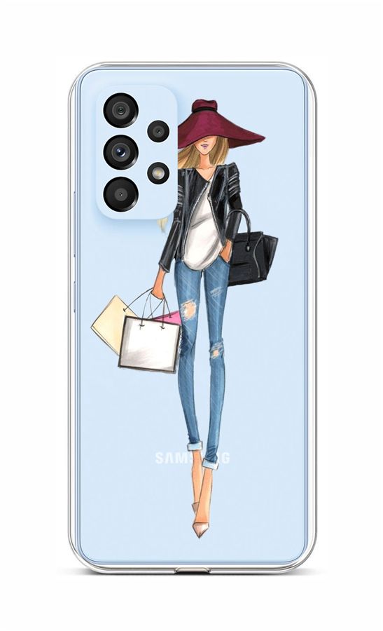 Zadní silikonový kryt na Samsung A53 5G Lady 2