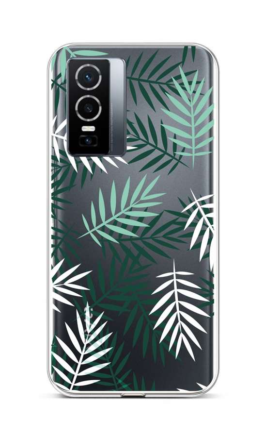 Levně Kryt TopQ Vivo Y76 5G silikon Listy 72443 (pouzdro neboli obal na mobil Vivo Y76 5G)