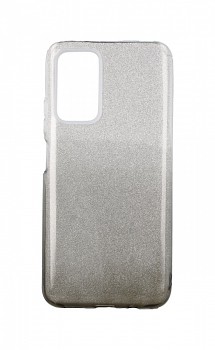 Zadní pevný kryt na Xiaomi Redmi Note 11 Pro+ 5G glitter stříbrno-černý
