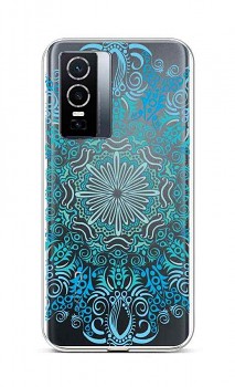 Zadní silikonový kryt na Vivo Y76 5G Blue Mandala