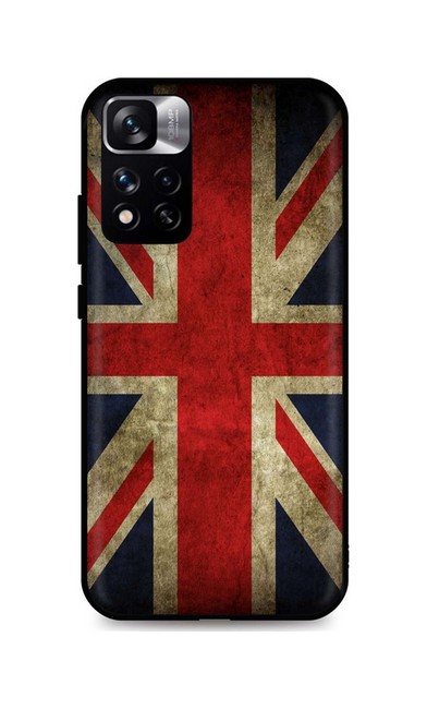 Levně Kryt TopQ Xiaomi Redmi Note 11 Pro+ 5G 3D silikon Anglie 72483 (pouzdro neboli obal na mobil Xiaomi Redmi Note 11 Pro+ 5G)