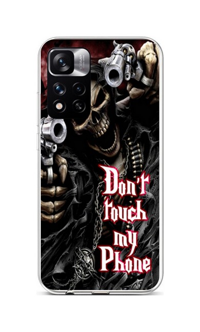 Levně Kryt TopQ Xiaomi Redmi Note 11 Pro+ 5G silikon Smrťák 72490 (pouzdro neboli obal na mobil Xiaomi Redmi Note 11 Pro+ 5G)