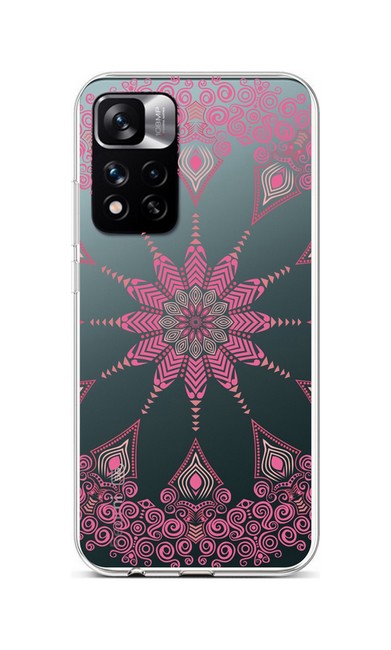 Zadní silikonový kryt na Xiaomi Redmi Note 11 Pro+ 5G Pink Mandala