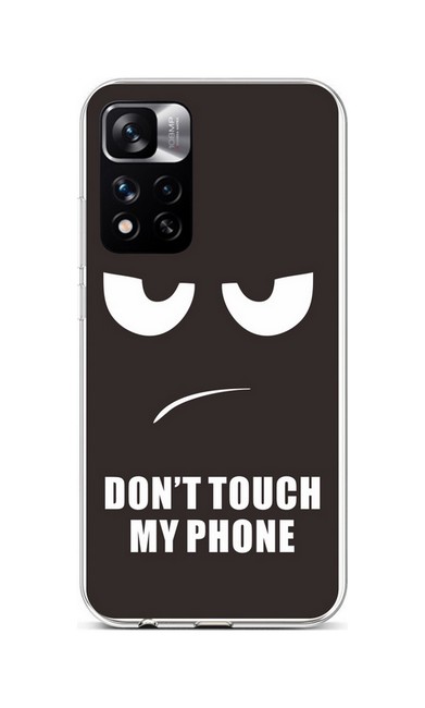 Zadní silikonový kryt na Xiaomi Redmi Note 11 Pro+ 5G Don't Touch