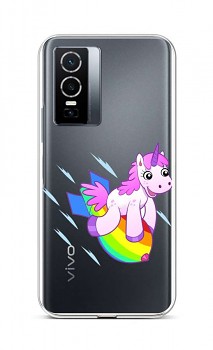 Zadní silikonový kryt na Vivo Y76 5G Flying Unicorn