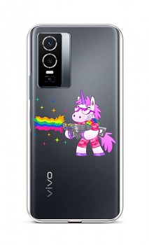 Zadní silikonový kryt na Vivo Y76 5G Rainbow Gun