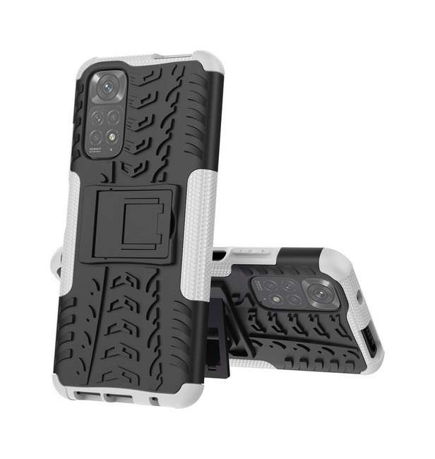 Ultra odolný zadní kryt na Xiaomi Redmi Note 11 bílý