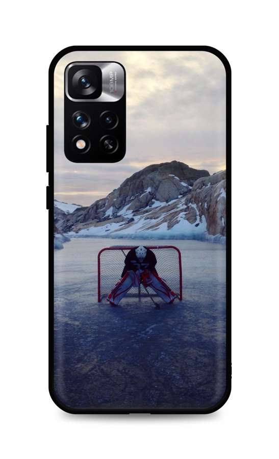 Zadní silikonový kryt DARK na Xiaomi Redmi Note 11 Pro+ 5G Hockey Goalie