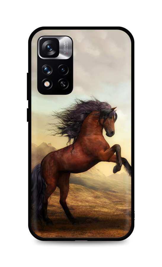 Levně Kryt TopQ Xiaomi Redmi Note 11 Pro+ 5G silikon Brown Horse 72632 (pouzdro neboli obal na mobil Xiaomi Redmi Note 11 Pro+ 5G)