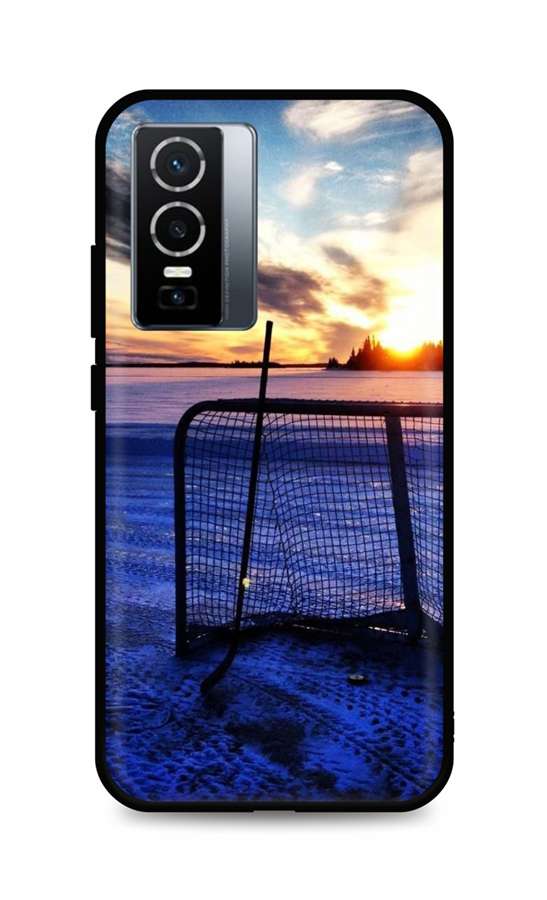 Zadní silikonový kryt DARK na Vivo Y76 5G Hockey Sunset