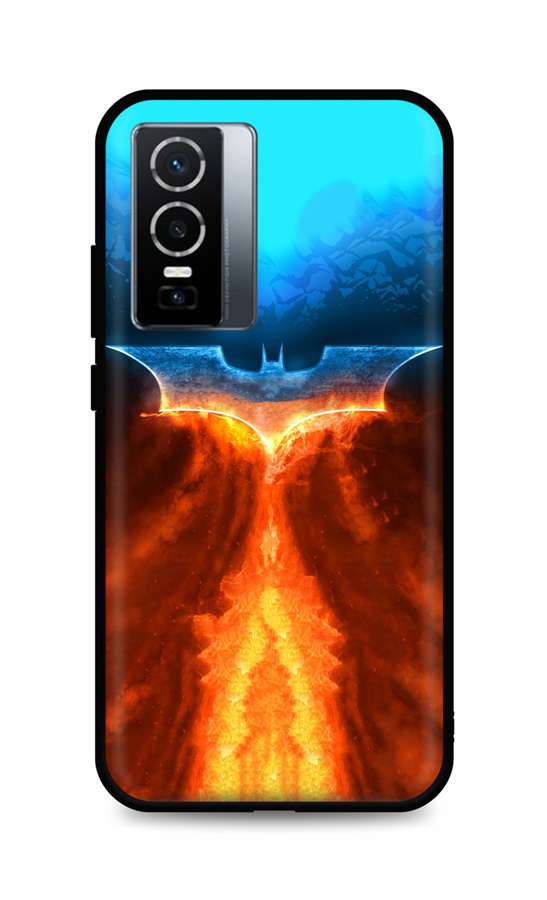 Levně Kryt TopQ Vivo Y76 5G silikon Fiery Batman 72638 (pouzdro neboli obal na mobil Vivo Y76 5G)