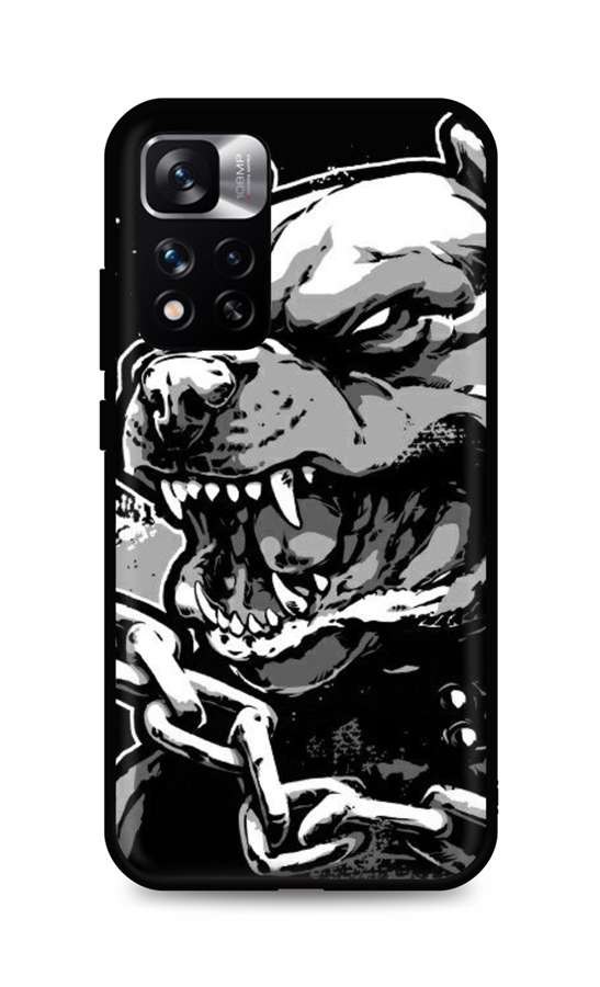 Levně Kryt TopQ Xiaomi Redmi Note 11 Pro+ 5G silikon Agressive Pitbull 72641 (pouzdro neboli obal na mobil Xiaomi Redmi Note 11 Pro+ 5G)