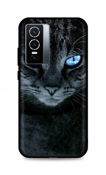 Zadní silikonový kryt DARK na Vivo Y76 5G Dark Cat