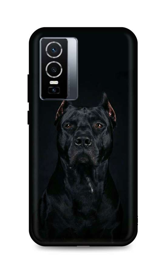 Levně Kryt TopQ Vivo Y76 5G silikon Dark Pitbull 72656 (pouzdro neboli obal na mobil Vivo Y76 5G)