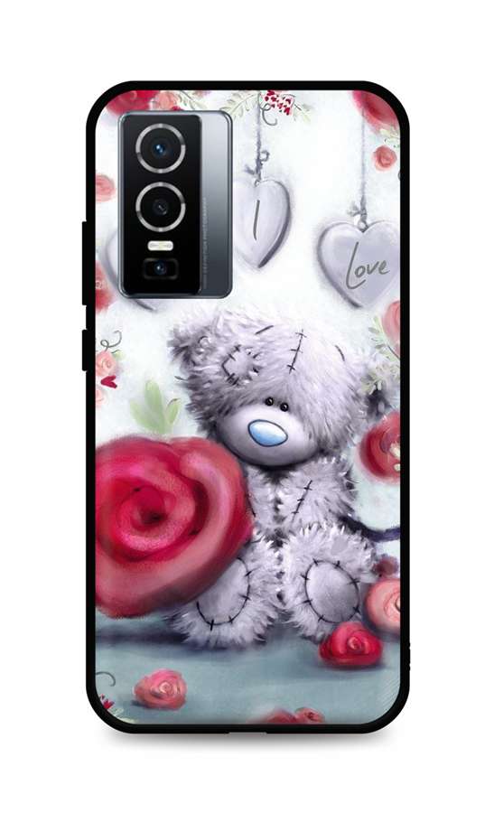 Levně Kryt TopQ Vivo Y76 5G silikon Teddy Bear 72675 (pouzdro neboli obal na mobil Vivo Y76 5G)