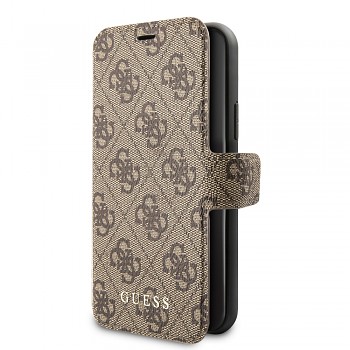 Guess 4G Book Pouzdro pro iPhone 11 Brown