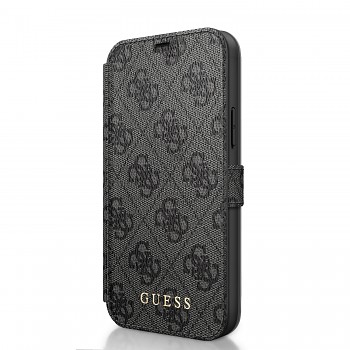 Guess 4G Book Pouzdro pro iPhone 12/12 Pro 6.1 Grey