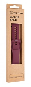 Tactical 798 Silikonový Řemínek s Přezkou pro Apple Watch 1/2/3/4/5/6/7/8/SE 42/44/45mm Wine Red
