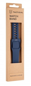 Tactical 790 Silikonový Řemínek s Přezkou pro Apple Watch 1/2/3/4/5/6/7/8/SE 38/40/41mm Night Blue