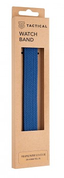 Tactical 765 Pletený Převlékací Řemínek pro Watch 1/2/3/4/5/6/7/8/SE 38/40/41mm vel. XL Blue