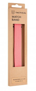 Tactical 767 Pletený Převlékací Řemínek pro Watch 1/2/3/4/5/6/7/8/SE 38/40/41mm vel. XL Pink