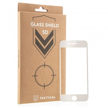 Tactical Glass Shield 5D sklo pro Apple iPhone 7/8/SE2020/SE2022 White 