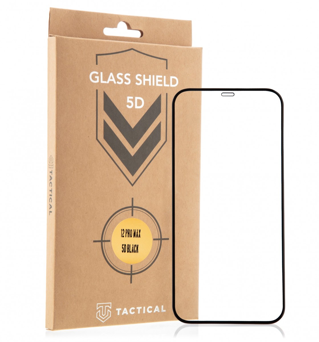 Levně Tactical Glass Shield 5D sklo pro Apple iPhone 12 Pro Max Black