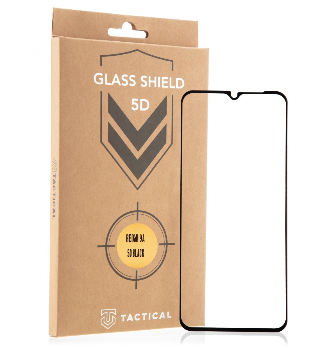 Levně Tactical Glass Shield 5D sklo pro Xiaomi Redmi 9A/9AT/9C Black