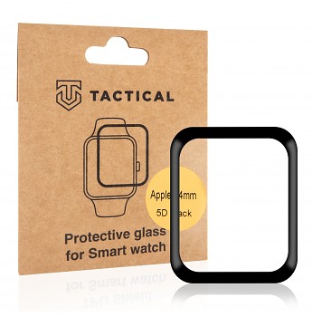 Tactical Glass Shield 5D sklo pro Apple Watch 4/5/6/SE 44mm Black